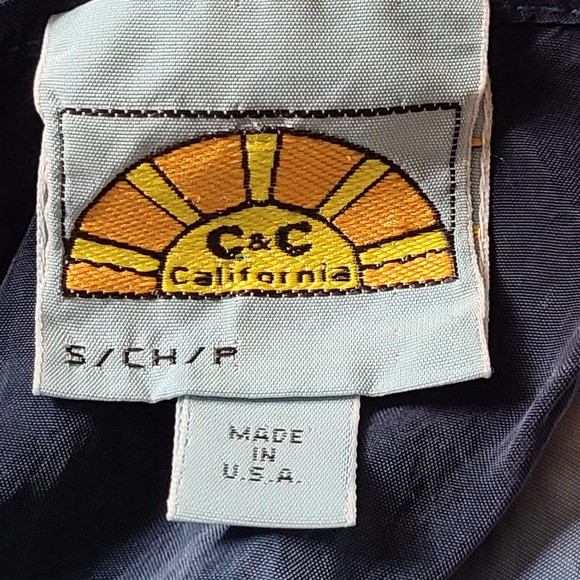 C & C‎ CALIFORNIA Indigo Blue Tie Dye Maxi Tank Dress 83S23Q02 Women's Small - Picture 9 of 11